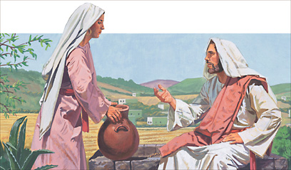 Samaritana frente a Jesús